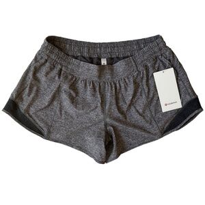 NWT - Lululemon Hotty Hot LR Short 4", Lined - MBHL/HBLK - Size 14 (Tall)